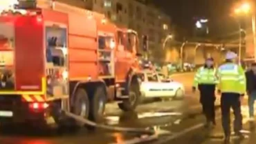București: Incendiu într-un canal subteran unde locuiesc zeci de oameni ai străzii (VIDEO)
