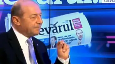 Traian Băsescu: Nu doar greii fotbalului cer grațierea, dar ei sunt mai zgomotoși pentru că au bani (VIDEO)