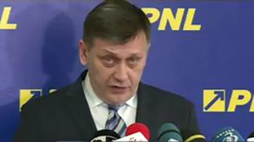 Crin Antonescu: Principalul adversar al PNL este PSD (VIDEO)