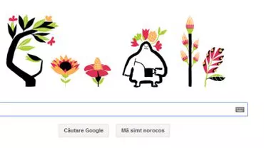 Google marchează echinocțiul de primăvară printr-un DOODLE special (FOTO)