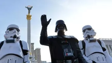 Darth Vader, personajul din Războiul Stelelor, se numără printre candidaţii la prezidenţialele din Ucraina