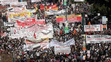 Grevă generală în Atena și alte orașe din Grecia, în semn de protest față de continuarea unei politici de austeritate