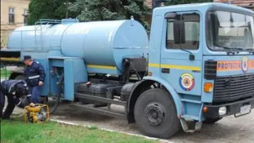 Mai multe localități din Dâmbovița, afectate de inundații, vor primi apă potabilă cu cisterna