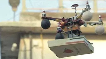 India: Poliția din Mumbai anchetează un restaurant care livrează pizza cu ajutorul dronelor