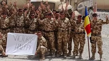 Militarii români din Afganistan, mesaje de încurajare pentru Simona Halep: „Victorie Halep!”