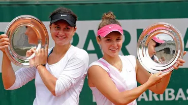 Ioana Ducu şi Ioana Roşca au câştigat proba de dublu junioare la Roland Garros