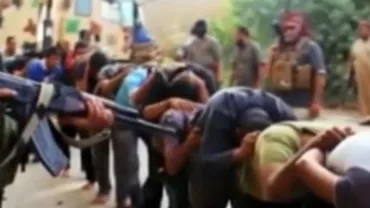 Execuții în lanț în Irak, operate de Al-Qaeda: Imagini șocante cu uciderea mai multor militari ai forțelor de securitate (VIDEO)