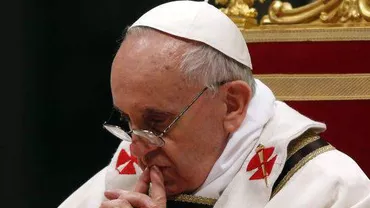 Papa Francisc şi-a anulat o vizită la un spital din Roma, din cauza unei "indispoziţii subite"