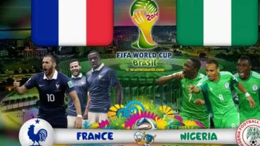 Franța s-a calificat în sferturile de finală ale Cupei Mondiale, după ce a învins Nigeria cu 2-0