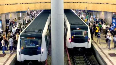 Metrorex introduce de miercuri noile trenuri cumpărate din Spania