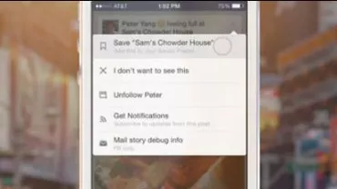 Facebook lucrează la funcția de ”Salvare”, care le permite utilizatorilor să vizioneze mai târziu lucruri pe care nu le pot explora pe loc