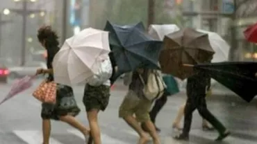 ANM: Cod galben de ploi în județele Teleorman, Giurgiu, Dâmbovița, Prahova și Ilfov