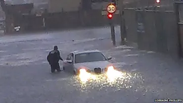 Sud-estul Marii Britanii, paralizat în urma unei furtuni puternice însoțite de grindină (VIDEO)