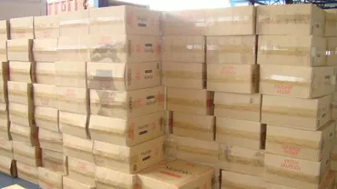 Aproape jumătate de milion de pachete cu ţigări contrafăcute, descoperite în Portul Constanţa