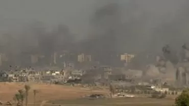 Un cartier din Fâșia Gaza este distrus în întregime într-o singură oră (VIDEO)