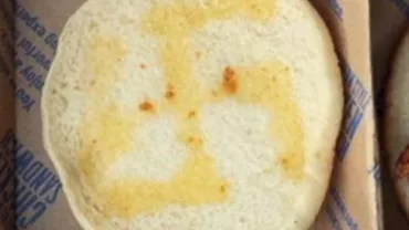 O femeie a găsit o svastică desenată cu unt pe sandvişul cumpărat de la McDonald’s