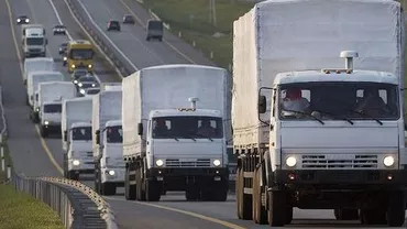 Convoiul umanitar trimis de Kiev a ajuns în estul Ucrainei