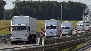 Serviciului ucrainean de Securitate: Camioanele ruseşti cu ajutor umanitar sunt pe jumătate goale şi ar putea fi conduse de militari