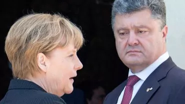 Cancelarul german Angela Merkel propune un armisitițiu bilateral în estul Ucrainei