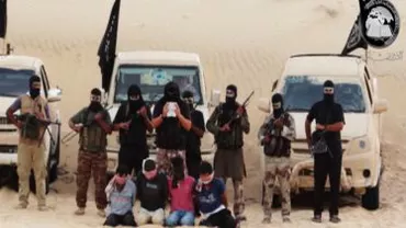 O înregistrare cu decapitarea a patru presupuși agenți Mossad, făcută publică de o grupare teroristă egipteană