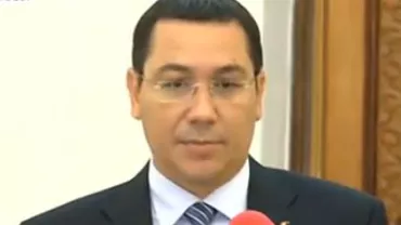 Oficial american, discuții cu Victor Ponta la Guvern