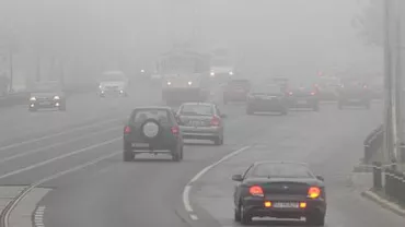 Cod galben de ceață valabil pentru 11 județe, inclusiv Autostrada Soarelui