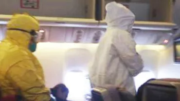 Cinci persoane au fost evacuate dintr-un avion imobilizat la Boston, ca măsură de precauție împotriva Ebola