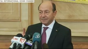 Traian Băsescu: După ce îmi termin mandatul, voi deveni membru PMP (VIDEO)