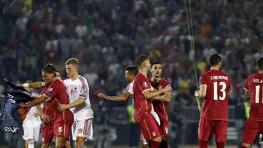 Decizie UEFA: Serbia primește 3-0 la masa verde după meciul cu Albania, dar i se retrag 3 puncte