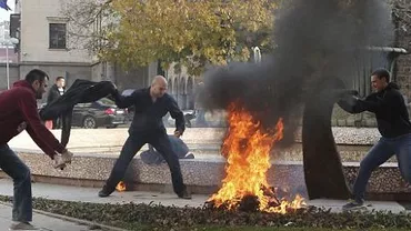 Un bărbat s-a autoincendiat în sud-vestul Bulgariei, în curtea unei biserici