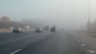 Cod galben de ceață în 18 județe: Trafic îngreunat pe autostrăzi și drumuri județene