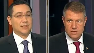 Ponta: Hrebenciuc şi-a dat demisia şi a fost arestat, îi cereţi şi colegului Roşca demisia? Iohannis: Vorbesc cu domnul Roşca, dvs vorbiţi cu doamna Andronescu? Ponta: Perfect de acord!