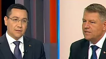 Candidaţii la Preşedinţie, despre un tandem președinte - premier. Ponta: „Sunt de acord că nu vom colabora”. Iohannis: „Nu vom ajunge acolo. Ponta își încheie cariera politică” (VIDEO)