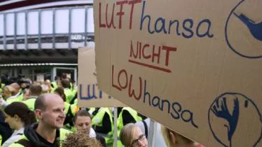 Piloții de la Lufthansa se pregătesc de o nouă grevă, după ce discuțiile cu conducerea companiei au eșuat
