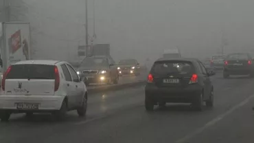 Cod galben de ceață în centrul, sudul și sud-estul ţării