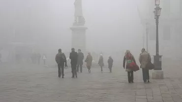 Cod galben de ceaţă în nouă judeţe din sudul ţării