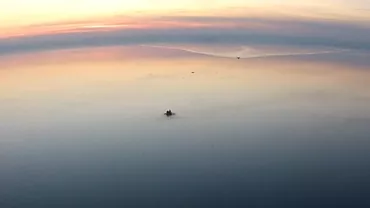 Prima înregistrare video surprinsă cu drona după prăbușirea elicopterului SMURD pe Lacul Siutghiol (VIDEO)