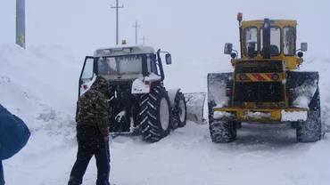 Infotrafic: Trei drumuri naţionale, în Galaţi, Vaslui şi Bacău, rămân închise din cauza zăpezii