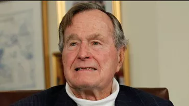 Fostul președinte George H.W. Bush a fost externat