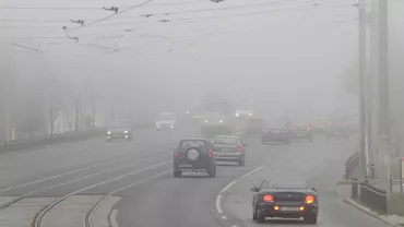 Cod galben de ceață pentru 7 județe din Moldova