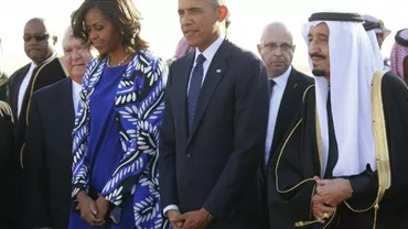 Scandal în Arabia Saudită din cauza Primei Doamne a Americii. Michelle Obama, fără văl în fața noului rege
