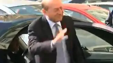 Traian Băsescu a fost audiat la Parchetul General în dosarul de șantaj (VIDEO)
