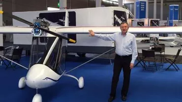 Radu Berceanu a proiectat și produs un avion ultraușor. Proprietarul nu va avea nevoie de licență de pilot