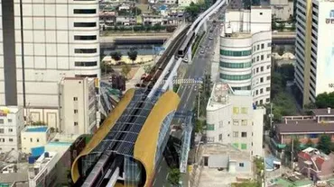 Coreea de Sud inaugurează linia ferată suspendată și trenul fără conductor