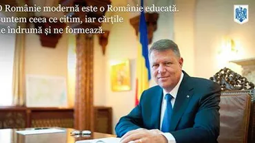 Ziua Internațională a Cărții: Klaus Iohannis dezvăluie pe Facebook care este citatul său preferat