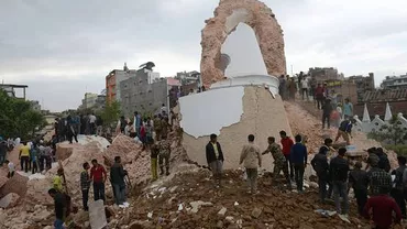 Nepal: Centrul istoric din Kathmandu, distrus în urma cutremurului de 7,8 magnitudine