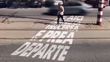 Poliţia Română a lansat campania "Nu trece dincolo! ", pentru prevenirea accidentelor cu pietoni (VIDEO)