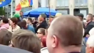 Manifestaţie de amploare la Chişinău: Peste 50.000 de oameni protestează față de actuala guvernare (VIDEO)