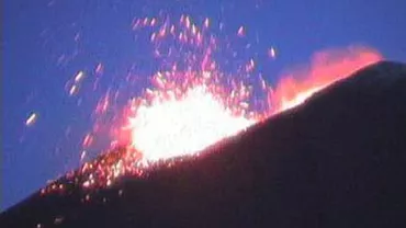 Vulcanul Etna a erupt din nou, după trei luni de inactivitate (VIDEO)