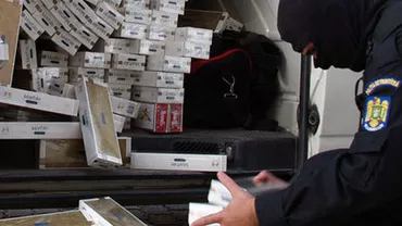 Timiș: Țigări de contrabandă de 300.000 euro, confiscate de polițiștii de frontieră